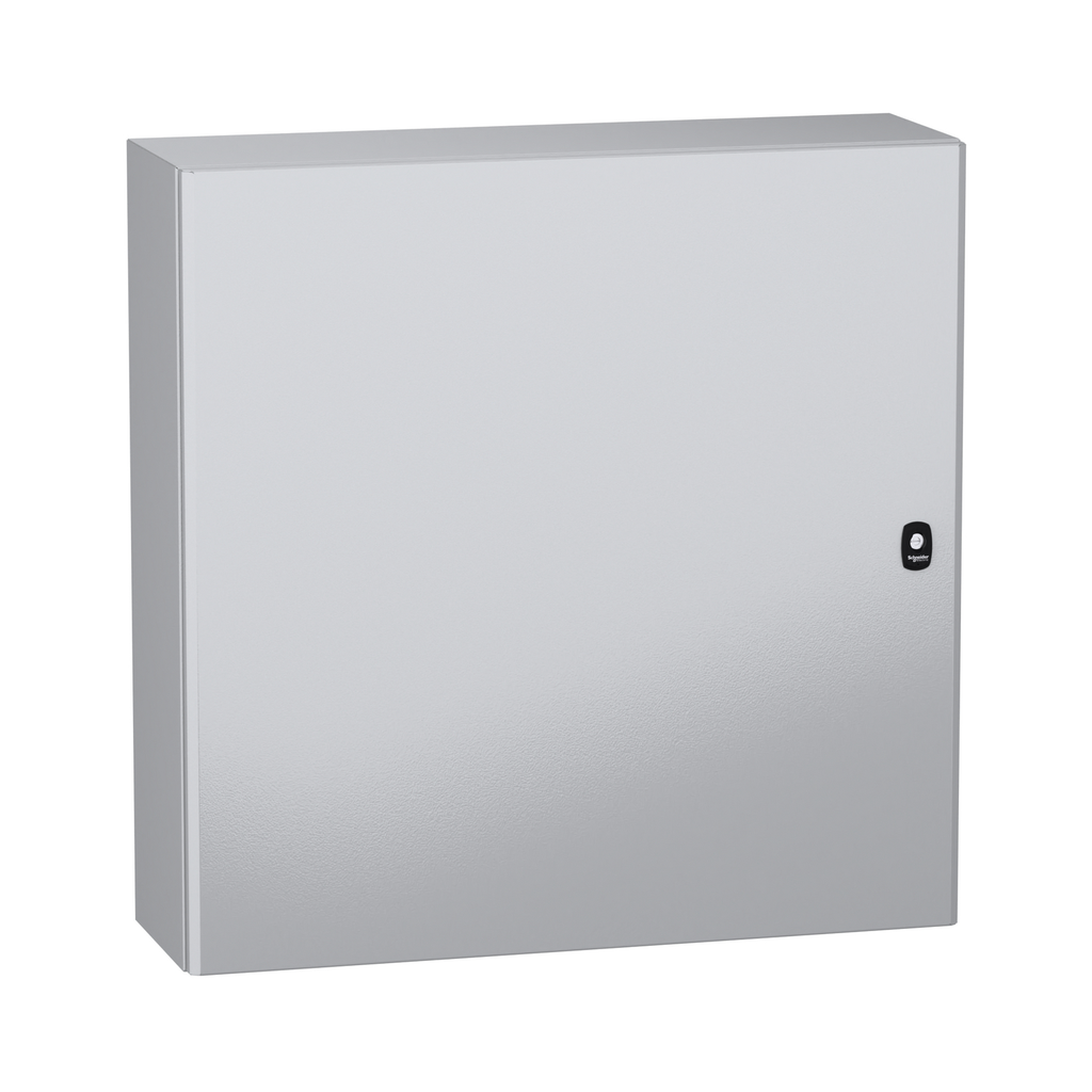 Mayer-DDS-Wall mounted steel enclosure, PanelSeT S3DC, plain door, without plain chasis, 800x800x250mm, IP66, IK10-1