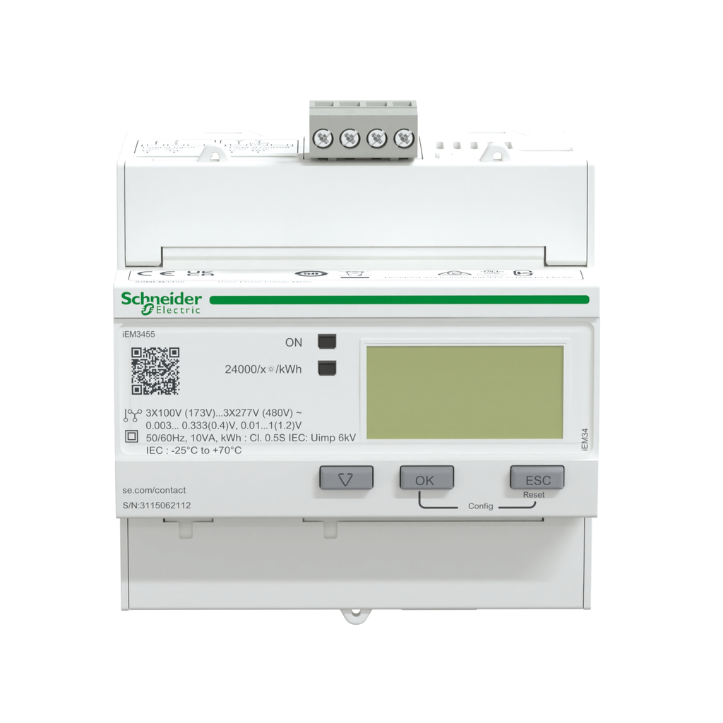 Mayer-DDS-iEM3455 energy meter - Modbus - 1 DI - 1 DO - multi-tariff - LVCT-2