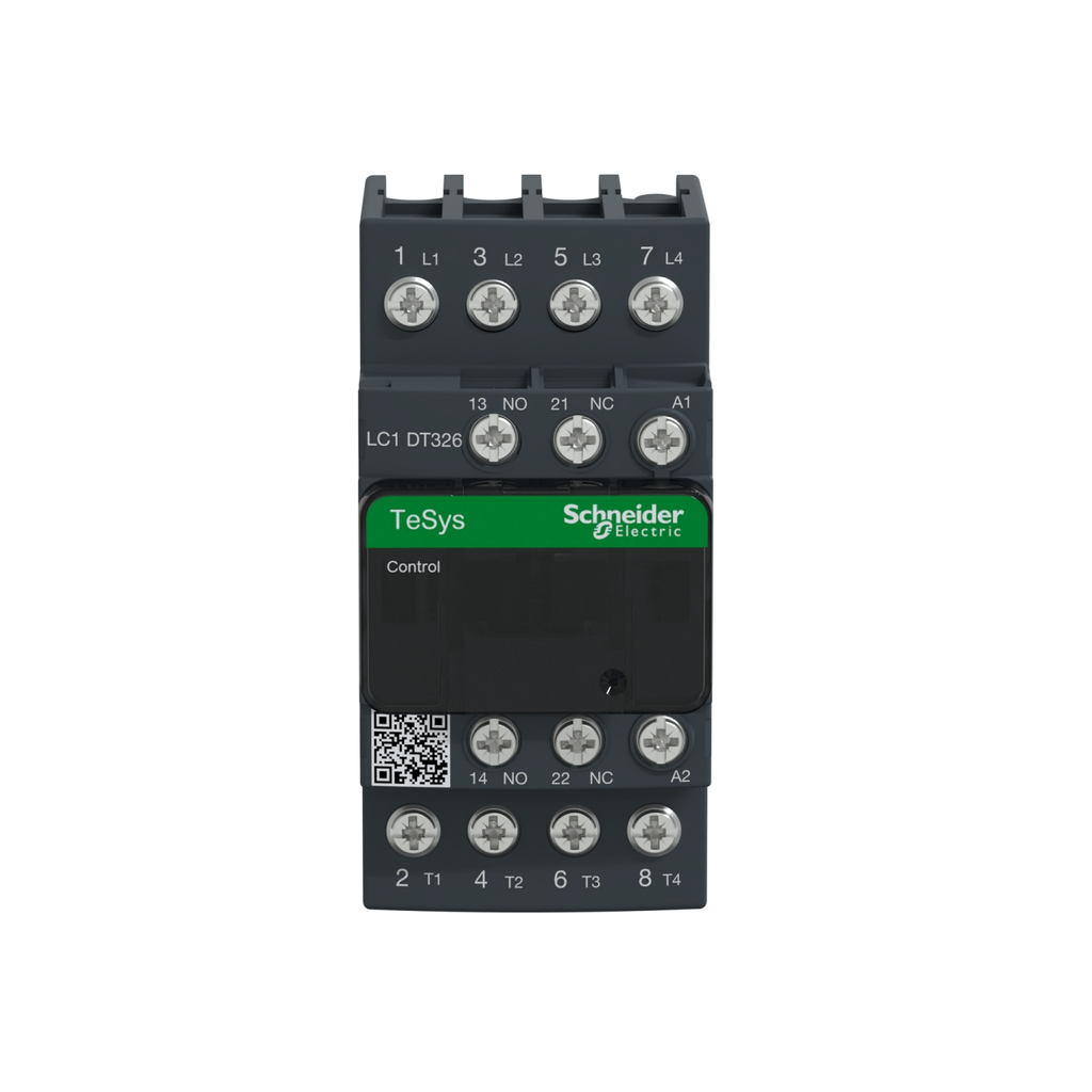 Mayer-DDS-IEC contactor, TeSys Deca, nonreversing, 32A resistive, 4 pole, 4 NO, 24VAC 50/60Hz coil, open style-2
