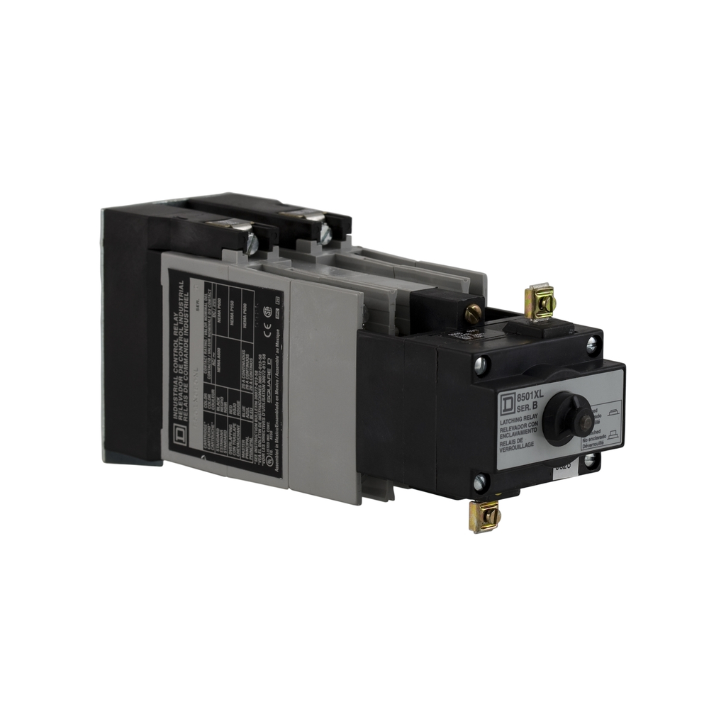 Mayer-DDS-NEMA Control Relay, Type X, latching, 10A resistive at 600 VAC, 8 normally open contacts, 110/120 VAC 50/60 Hz coil-1
