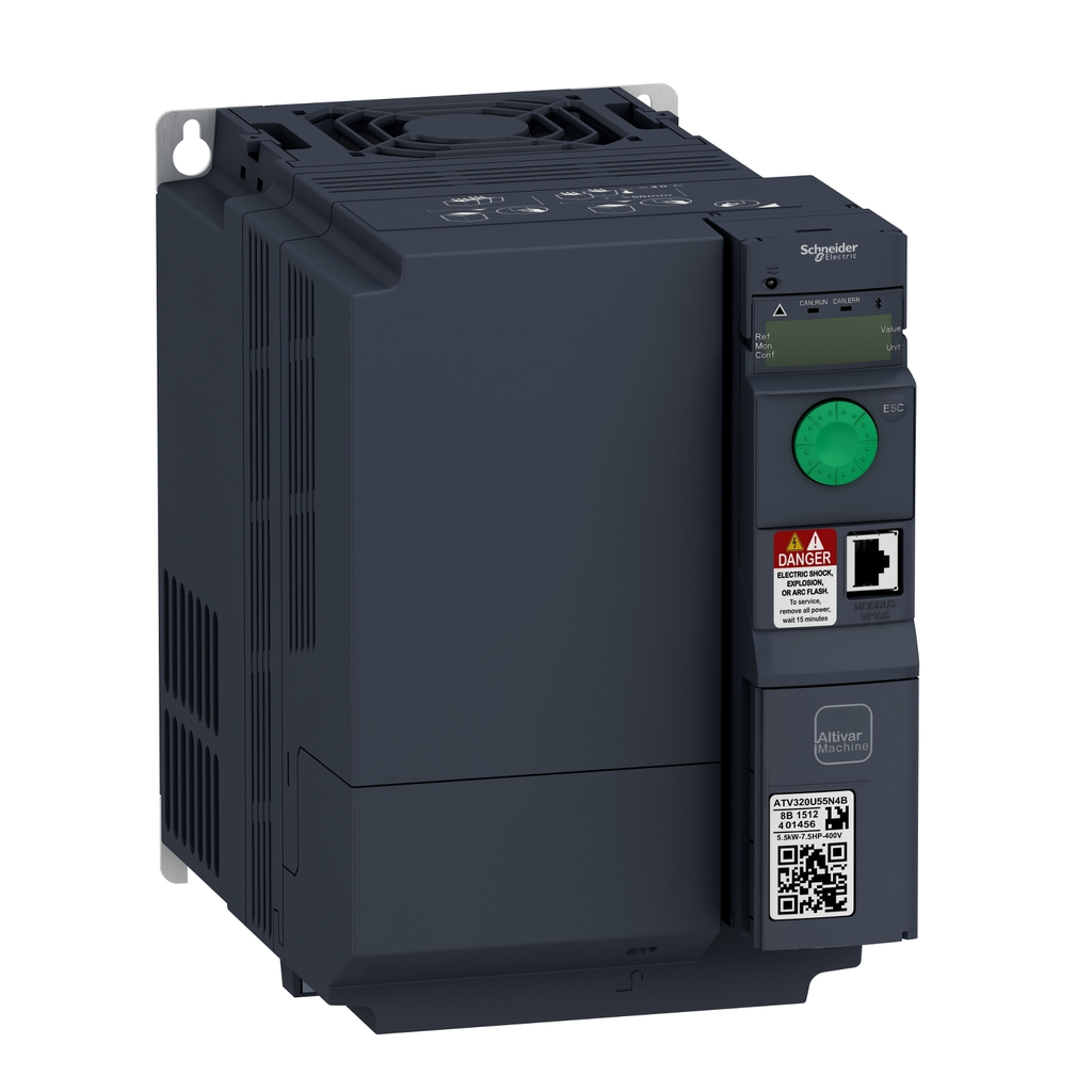 Mayer-DDS-variable speed drive, Altivar Machine ATV320, 5.5kW, 380 to 500V, 3 phases, book-3