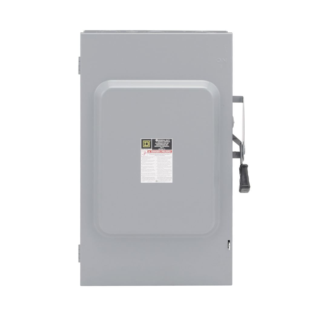 Mayer-DDS-Safety switch, general duty, non fusible, 3 pole, 3 wire, 240VAC, 200A, Type 1-2