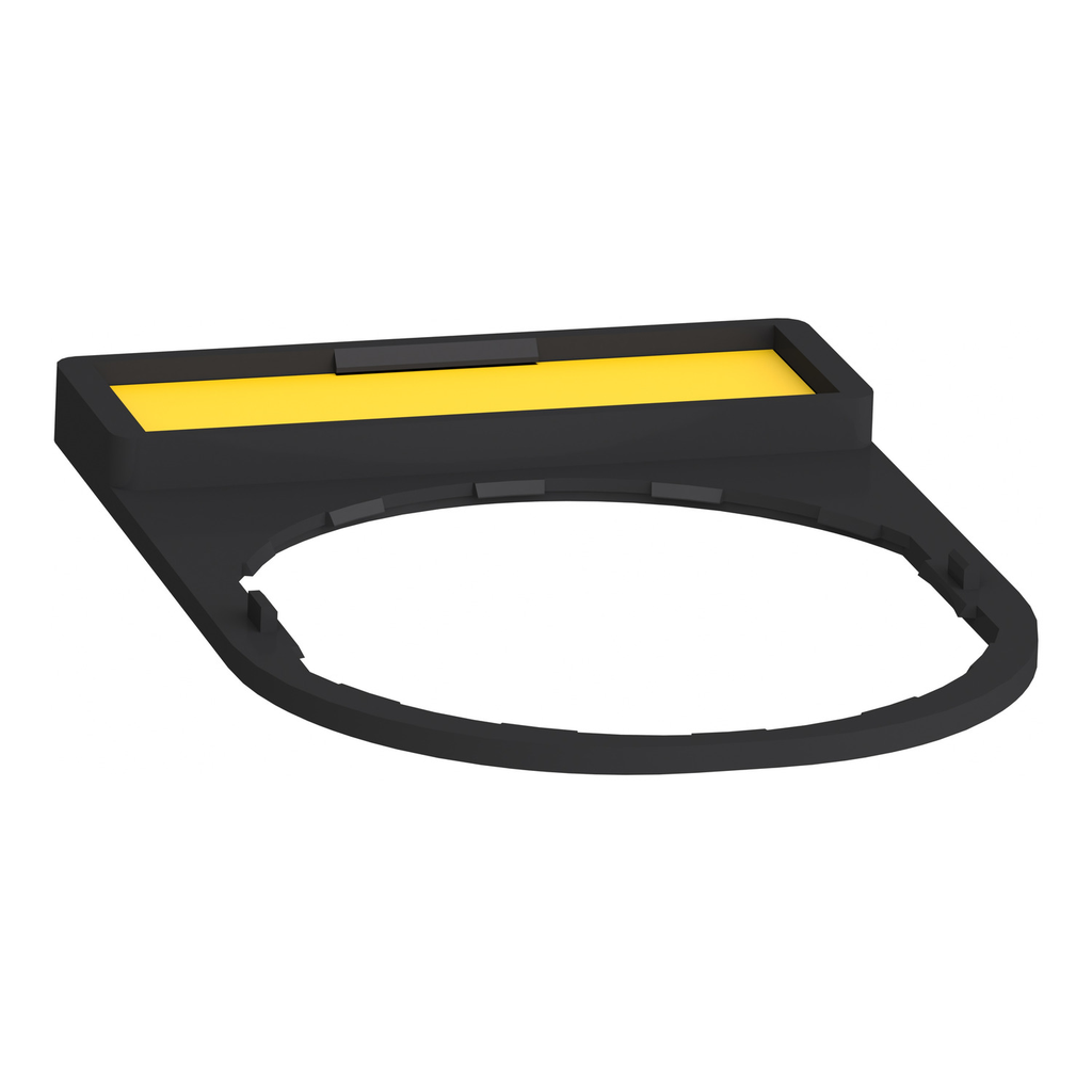 Mayer-DDS-legend holder, Harmony XB4, 30 x 40mm, plastic, with legend 8 x 27mm, unmarked-2