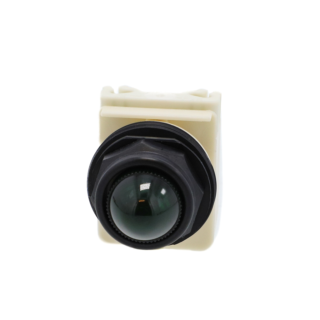Mayer-DDS-Pilot light, Harmony 9001SK, plastic, polycarbonate, domed, green, 30mm, LED green, 24-28V-2