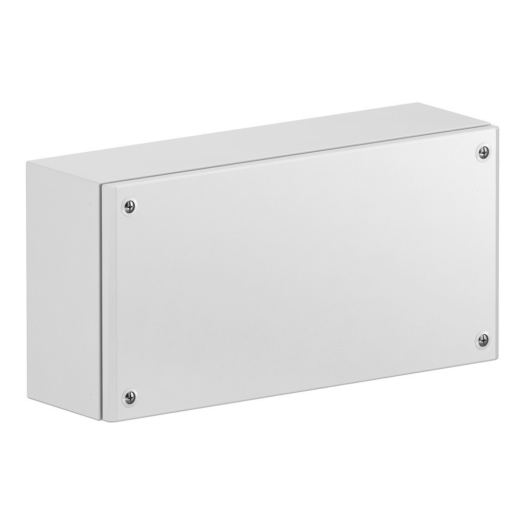 Mayer-DDS-Metal industrial box plain door H200xW500xD120 IP66 IK10 RAL 7035-2