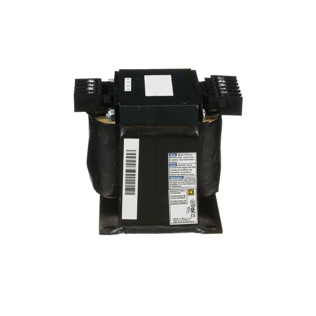 Mayer-DDS-Transformer, Type T, industrial control, 500VA, 1 phase, 208/240/277/380/480V primary, 24V secondary, 115C rise-2