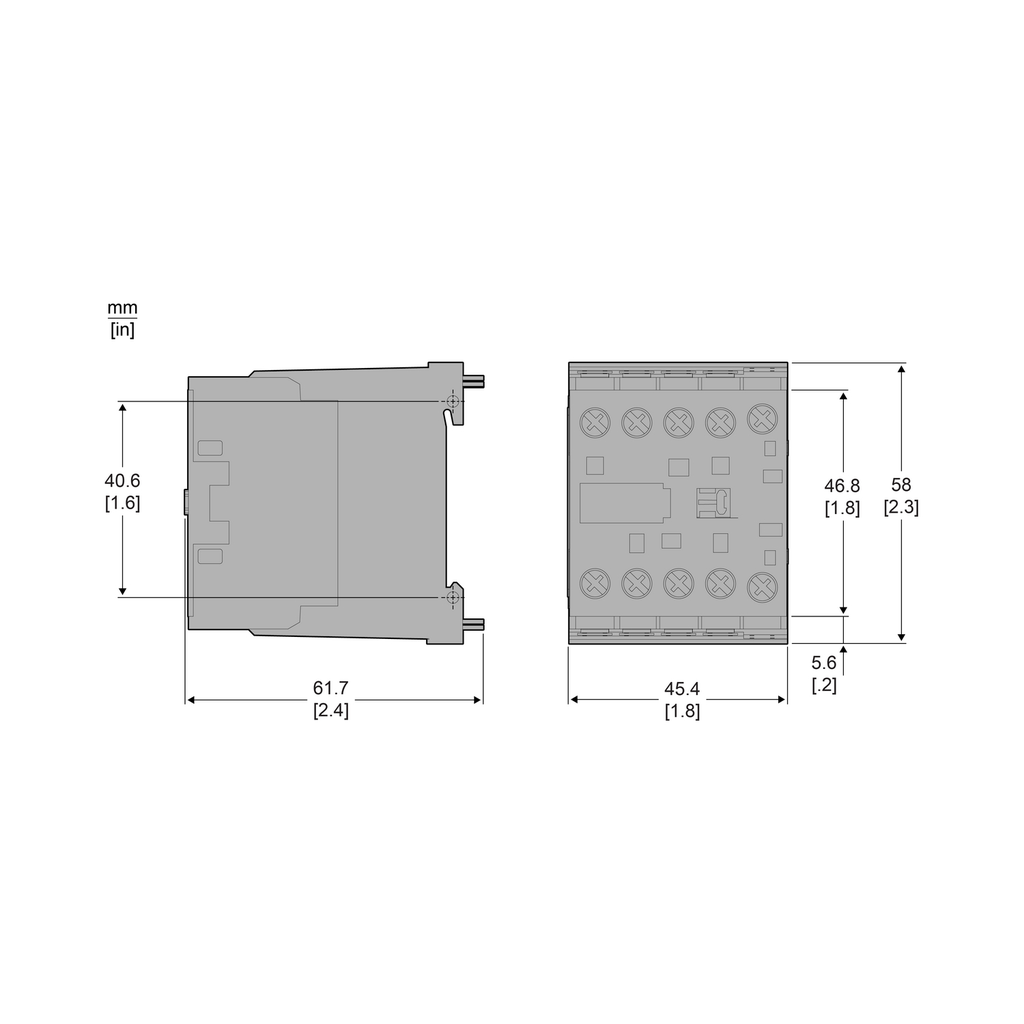 Mayer-DDS-Contactor, TeSys K, 3P, AC-3, lt or eq to 440V 6A, 1 NO aux., 24VAC coil-2