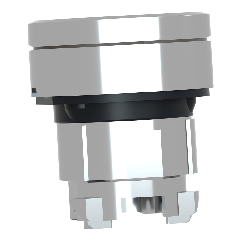 Mayer-DDS-Head for non illuminated push button, Harmony XB4, metal, recessed, green, 22mm, spring return, unmarked-2