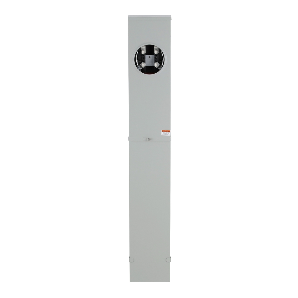 Mayer-DDS-Meter socket, 200 A, 600 V, 1 phase, ringless, 4 jaws w/o release, no bypass, NEMA 3R, steel-2