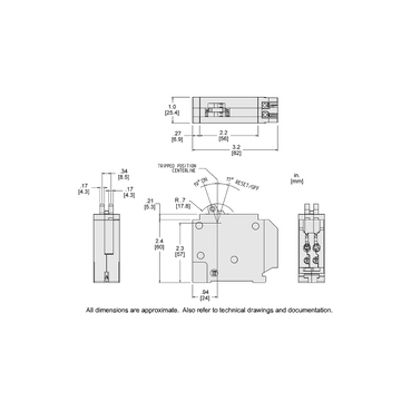 Mayer-DDS-Tandem circuit breaker, Homeline, 1 x 1 pole at 30A, 1 x 1 pole at 20A, 120/240VAC, 10kA AIR, plug in, UL-2