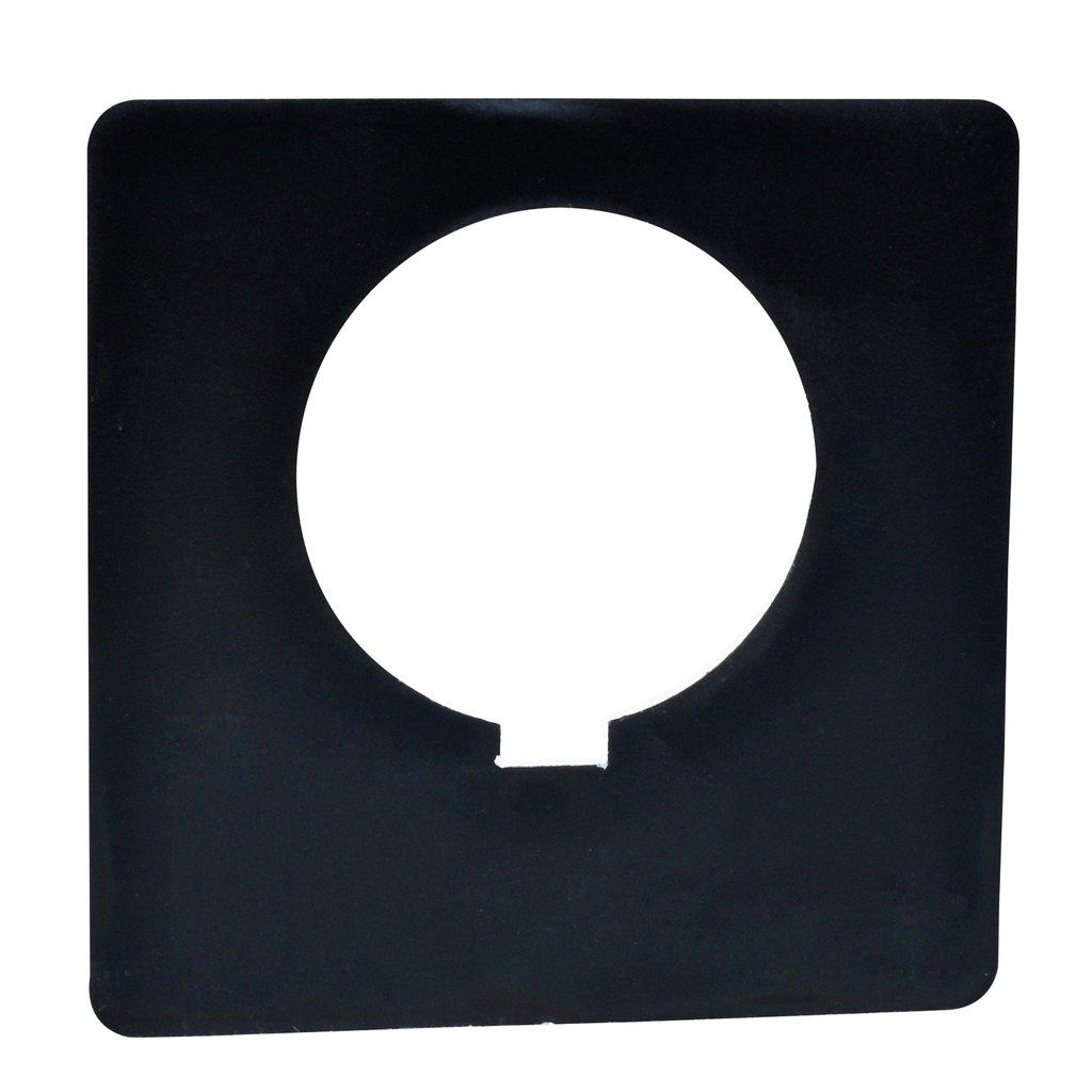 Mayer-DDS-Blank legend, Harmony 9001K, Harmony 9001SK, 30mm, plastic, black with white letters, 57mm square-1