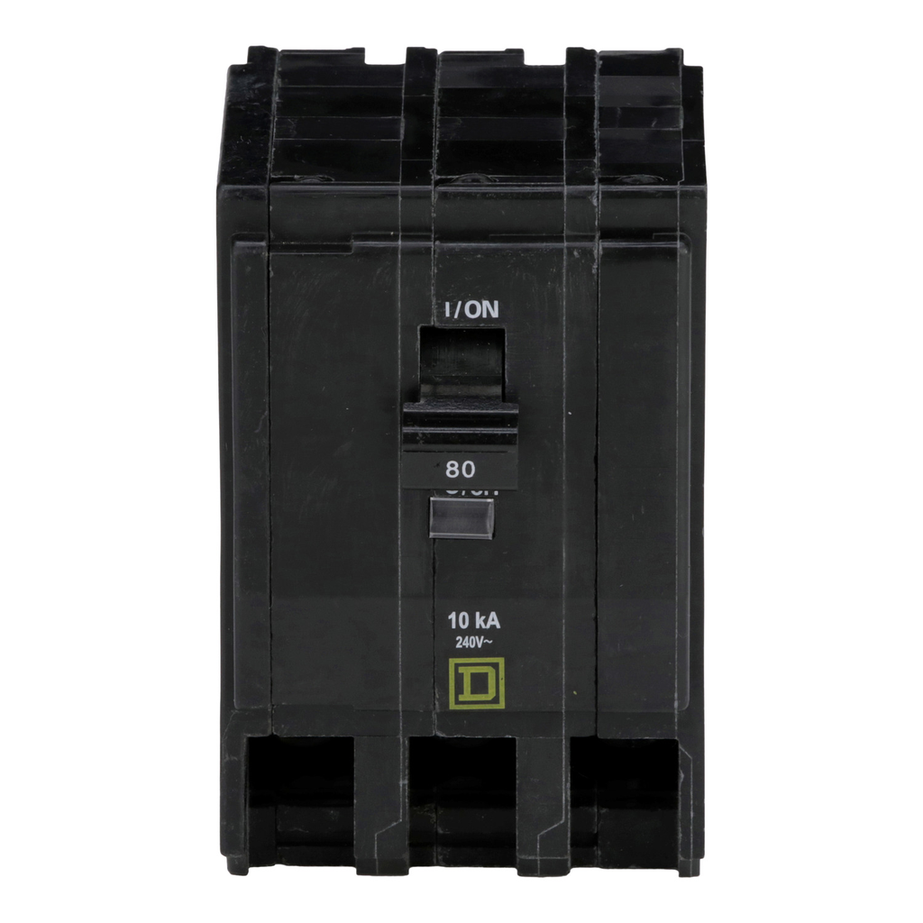 Mayer-DDS-Mini circuit breaker, QO, 80A, 3 pole, 120/240VAC, 10kA, plug in, ring-2