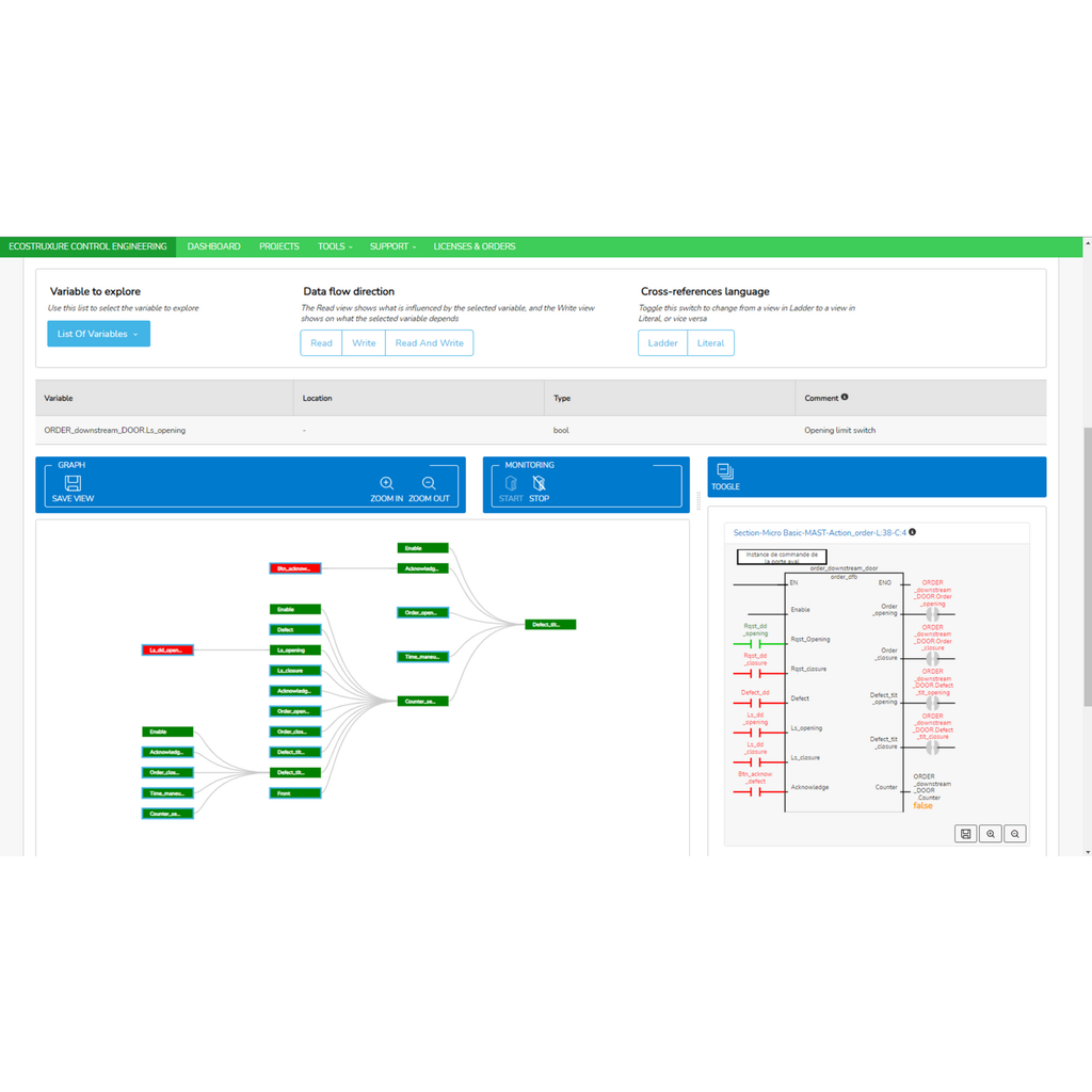 Mayer-DDS-License upgrade, EcoStruxure Control Engineering, monitoring, node locked, 5 devices-1