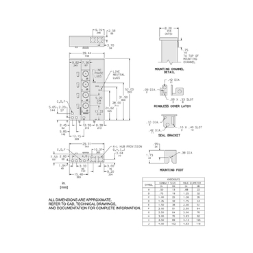 Mayer-DDS-Meter center, MP Meter-Pak, 4 sockets, no bypass, 5 jaws, 600A bus, 200A max breaker rating, ringless-2