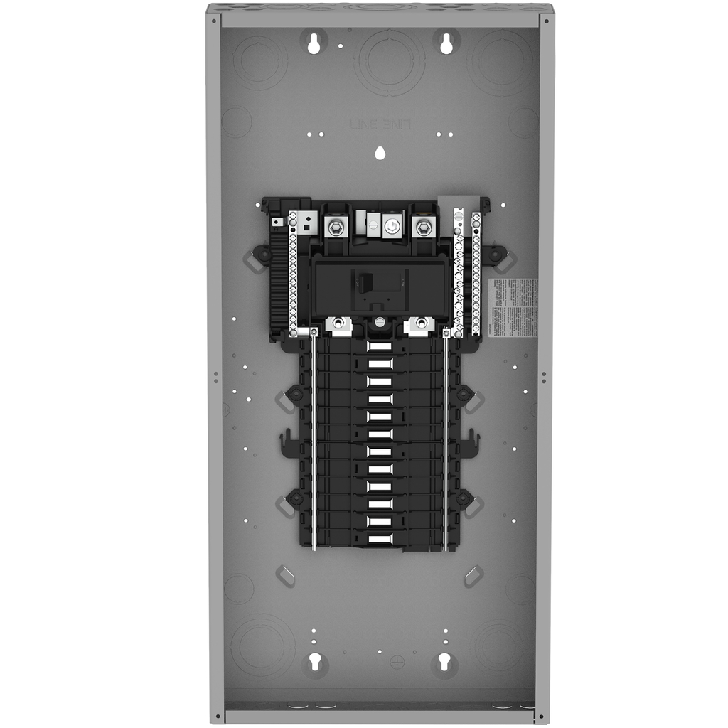 Mayer-DDS-Load center, QO, 1 phase, 24 spaces, 36 circuits, 200A convertible main breaker, PoN, NEMA1-2
