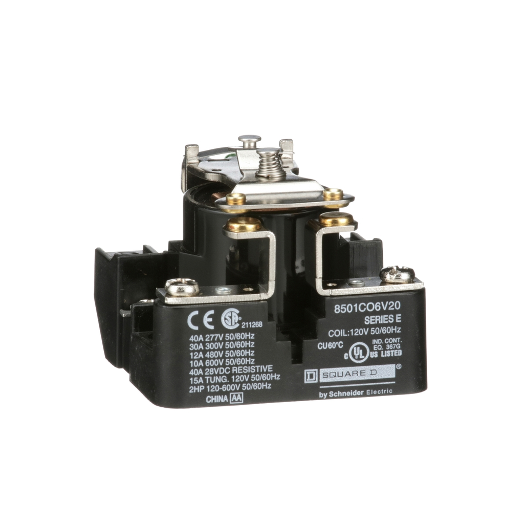 Mayer-DDS-Power Relay, Type C, 2.0 HP, 30A resistive at 300 VAC, SPST, 1 normally open contact, 240 VAC coil-2