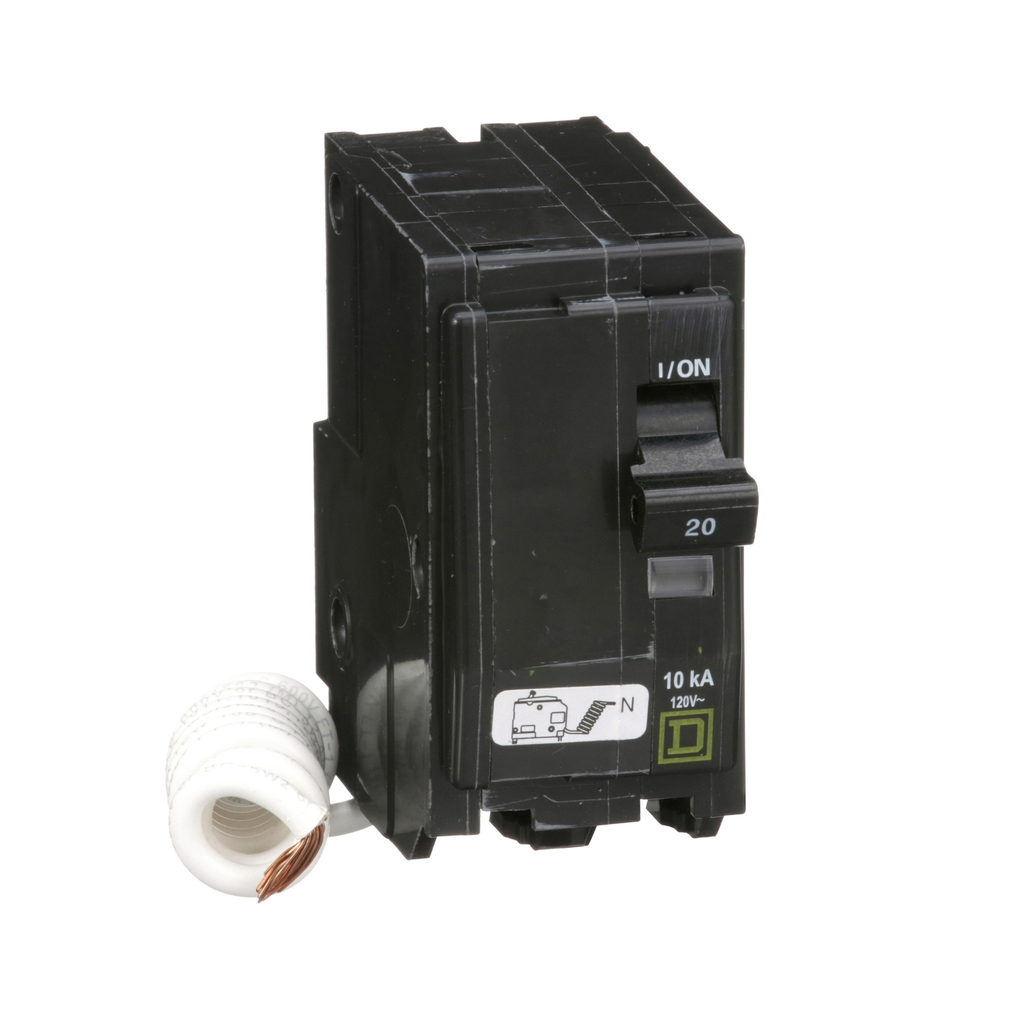 Mayer-DDS-Mini circuit breaker, QO, 20A, 2 pole, 120VAC, 10kA, plug in, switch neutral-2