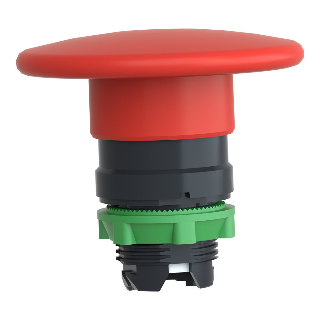 Mayer-DDS-Head for non illuminated pushbutton, Harmony XB5, plastic, red, mushroom 60mm, 22mm, spring return-2