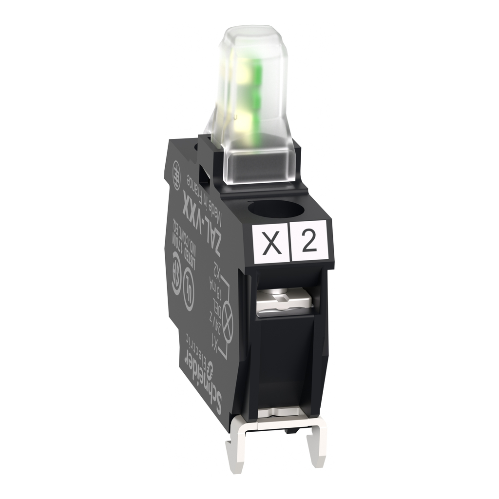 Mayer-DDS-Light block, Harmony XALD, XALK, for head 22mm, universal LED, mounting in back of enclosure, 24V AC DC-2