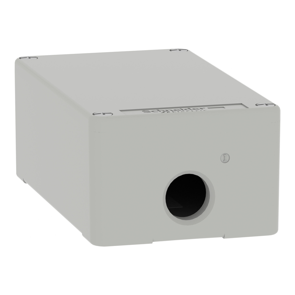 Mayer-DDS-Die cast empty control station, Harmony XAP, XB2 SL, zinc alloy, grey, M20, undrilled, 80x130x51,5mm, UL cULus-2