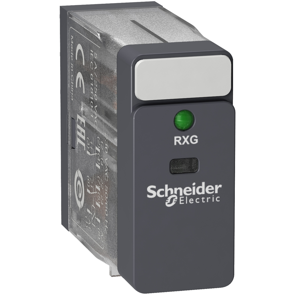 Mayer-DDS-interface plug in relay, Harmony Electromechanical Relays, 5A, 2CO, with LED, 24V AC-1