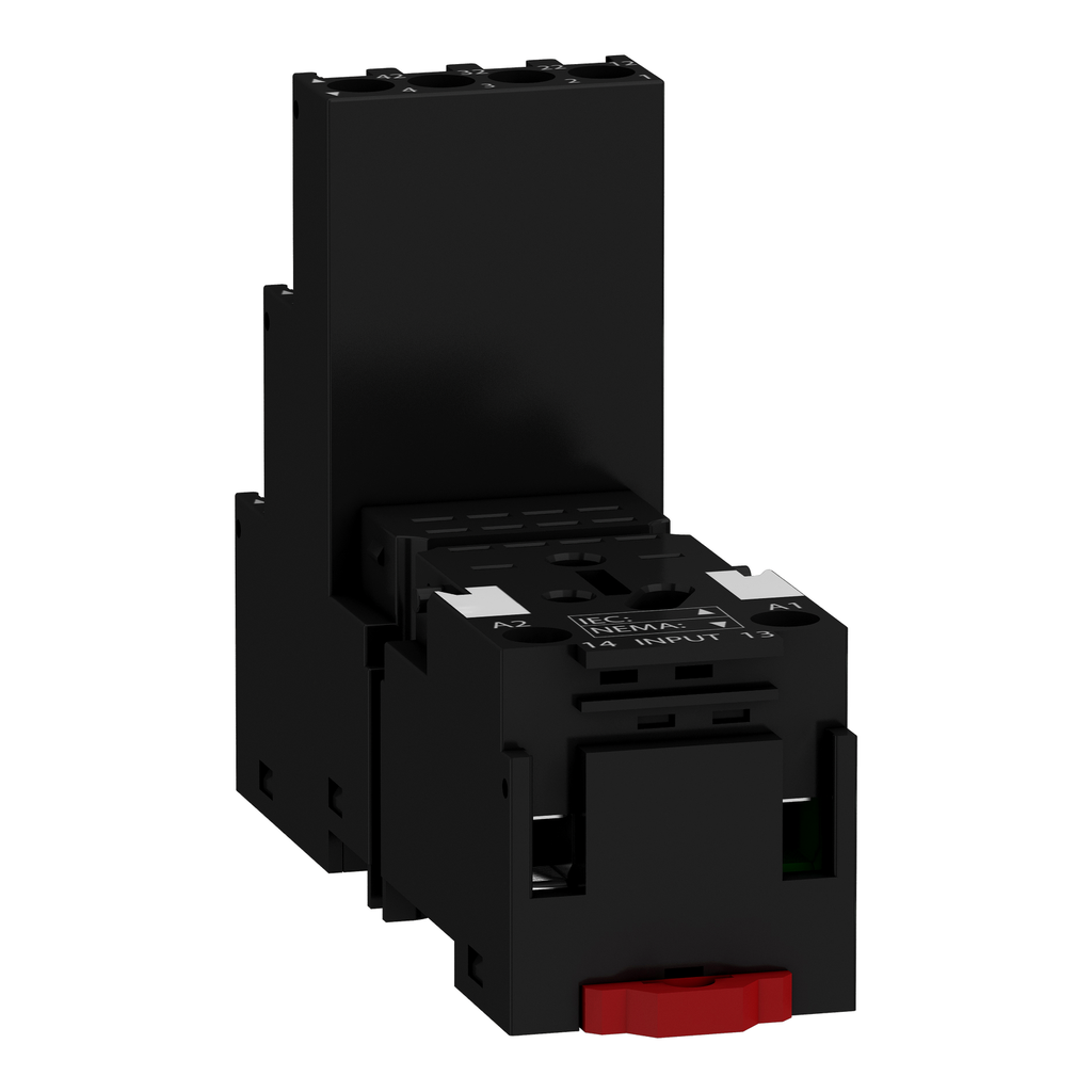 Mayer-DDS-socket, Harmony Electromechanical Relays, for RXM2 RXM4 relays, screw connec to rs, separate contact-2