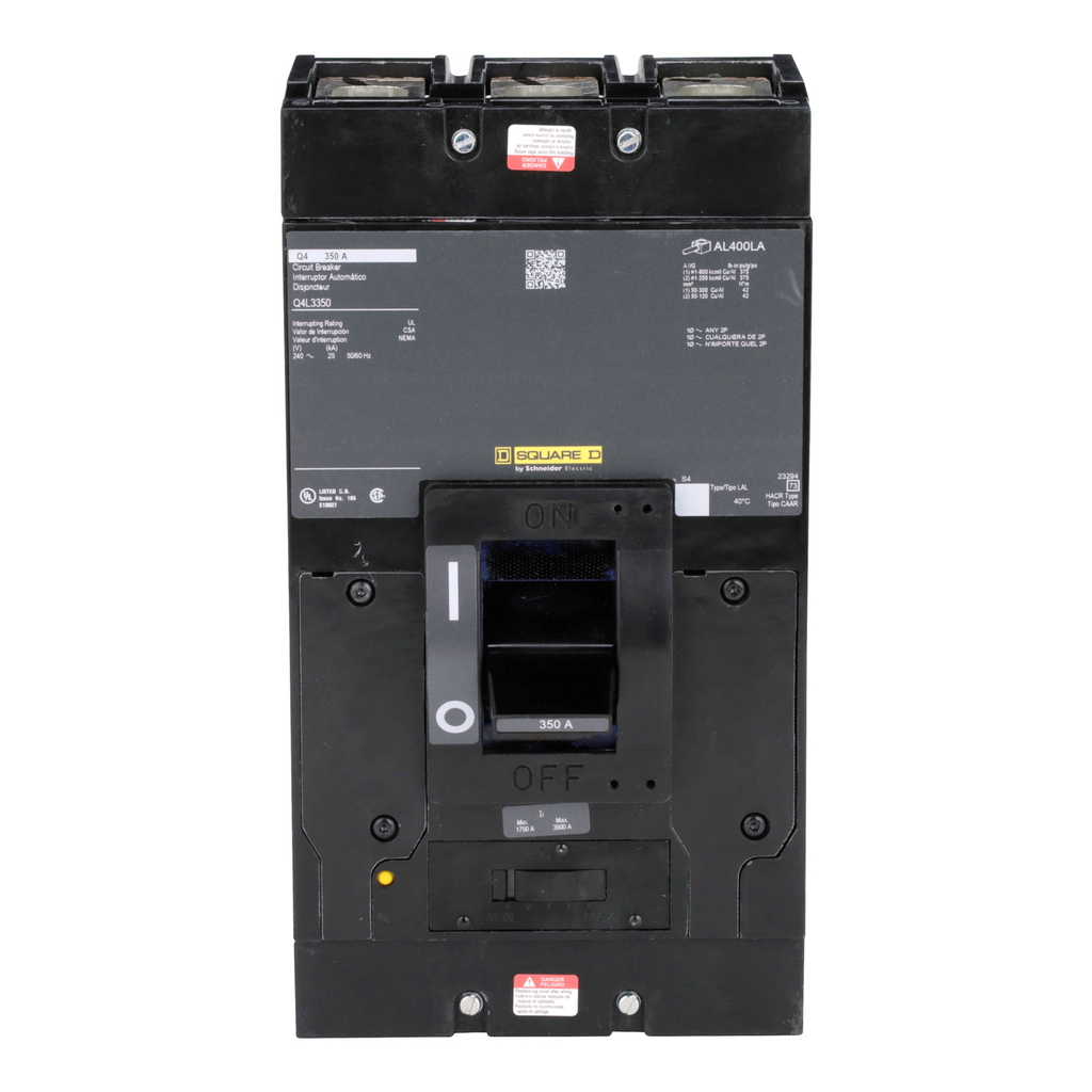 Mayer-DDS-Circuit breaker, Q4, 350A, 3 pole, 240VAC, 25kA, lugs, thermal magnetic-2