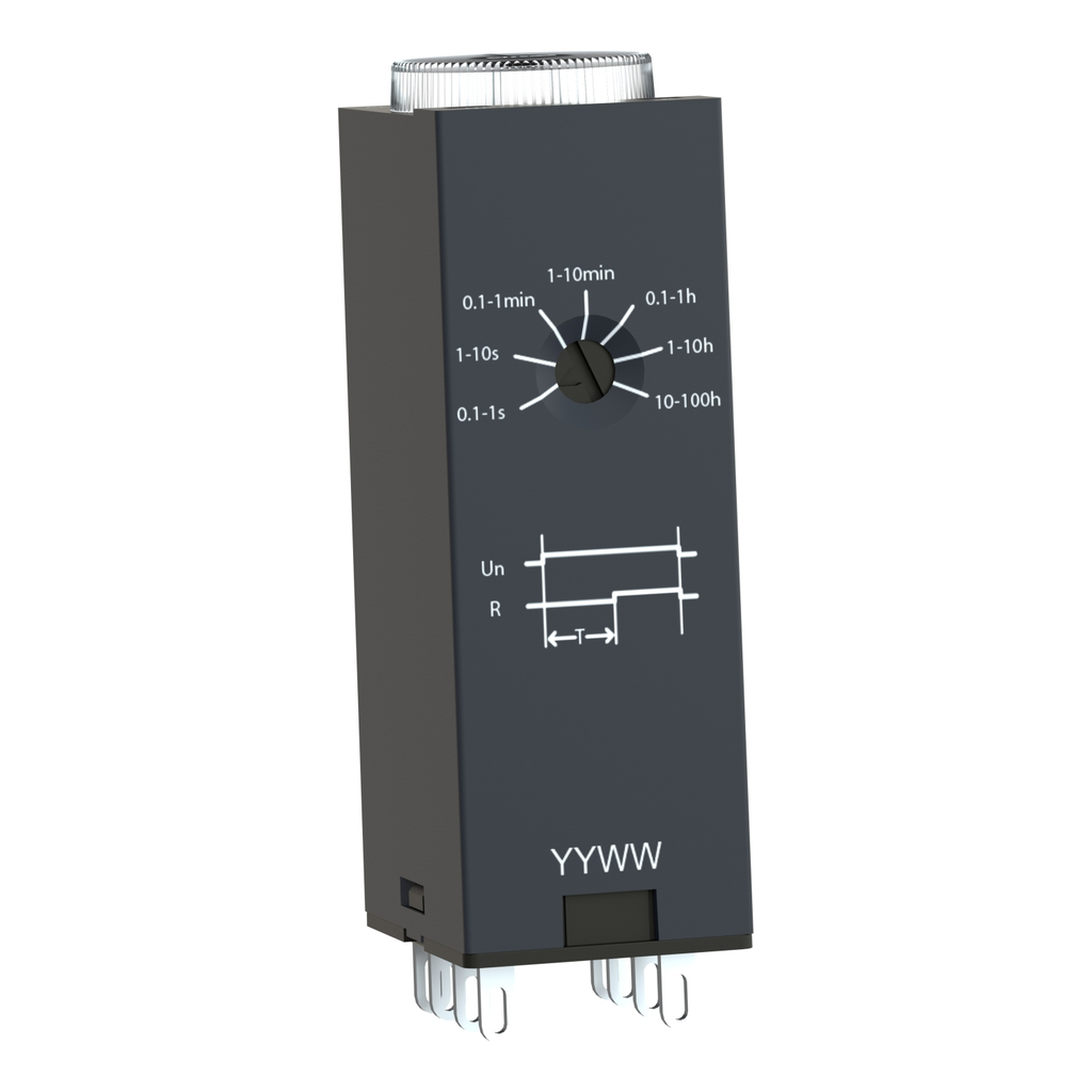Mayer-DDS-single function relay, Harmony Timer Relays, 5A, 2CO, 0.1s..100h, on delay, 230V AC-2