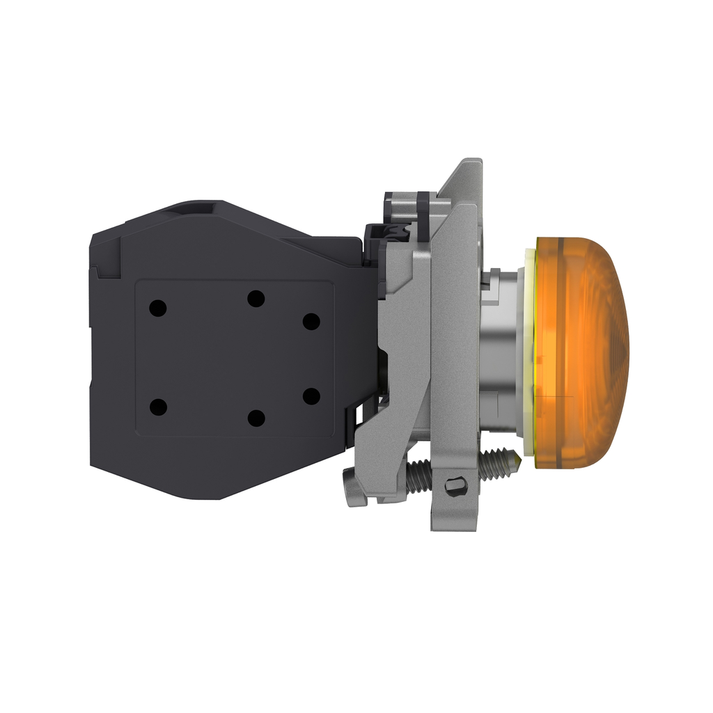 Mayer-DDS-Complete pilot light, Harmony XB4 - ATEX D, orange, integral LED, 24...254V-2