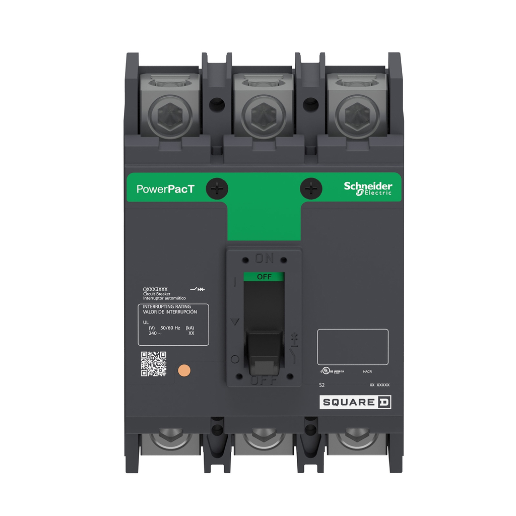 Mayer-DDS-Circuit breaker, PowerPacT Q, 100A, 3 pole, 240VAC, 65kA, lugs, thermal magnetic, 80%, bottom of panel-2
