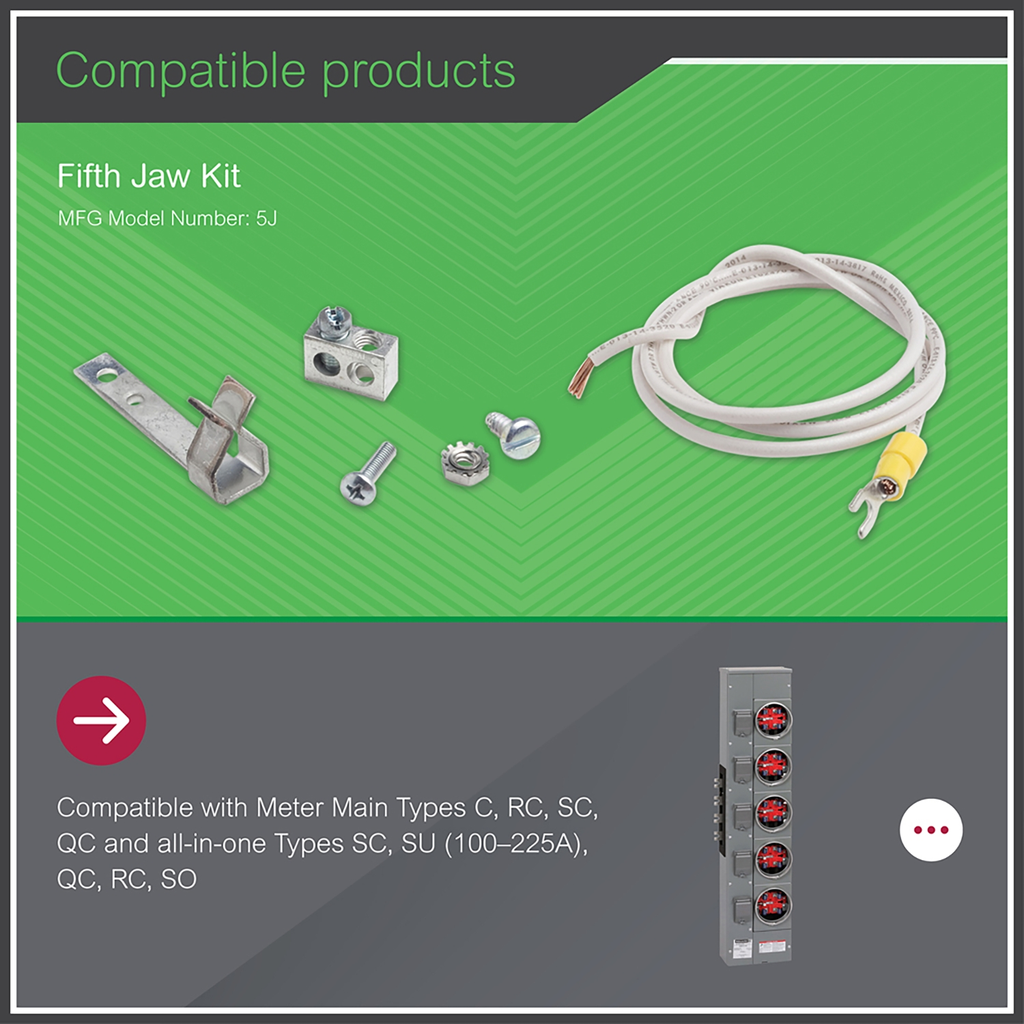 Mayer-DDS-Meter accessory, MP Meter-Pak, jaw kit, 5 jaws, ring/ringless, AWG 12, copper-2