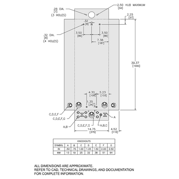 Mayer-DDS-Load center, QO, 3 phase, 30 spaces, 30 circuits, 150A convertible main breaker, NEMA3R, QDL-2