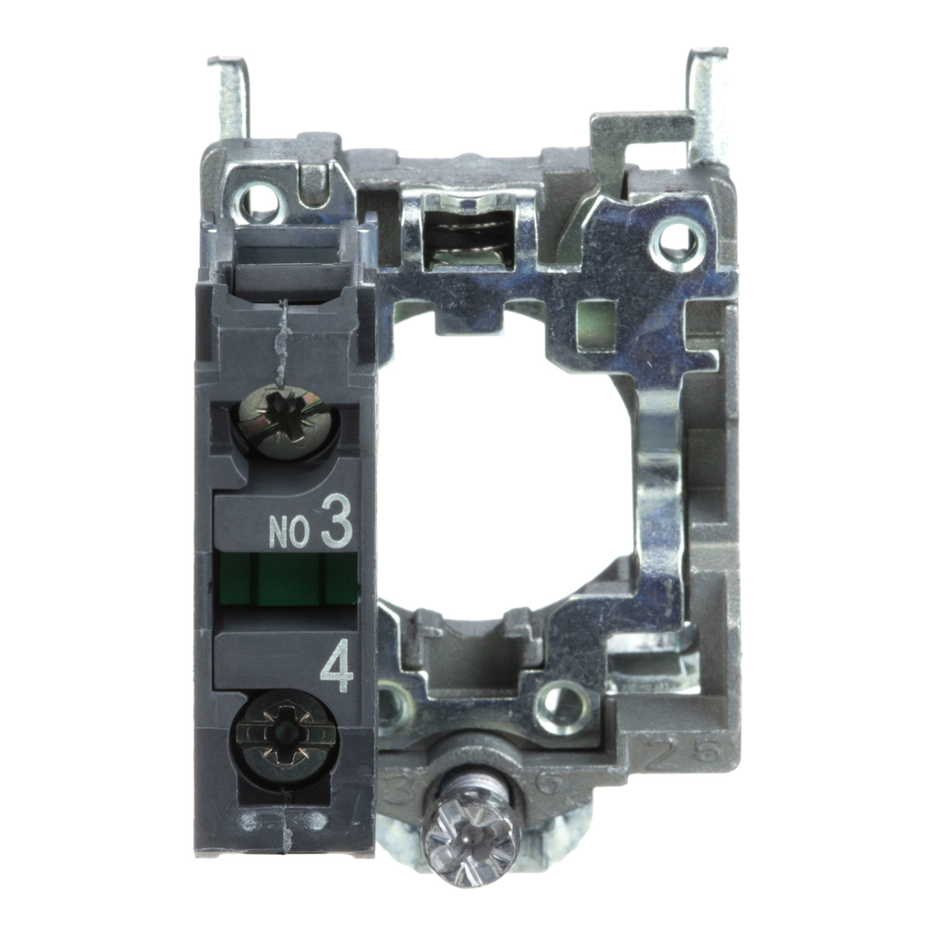 Mayer-DDS-Harmony, 22mm Push Button, XB4B operators, contact block, with mounting collar, 1 NO, screw clamp terminal-2
