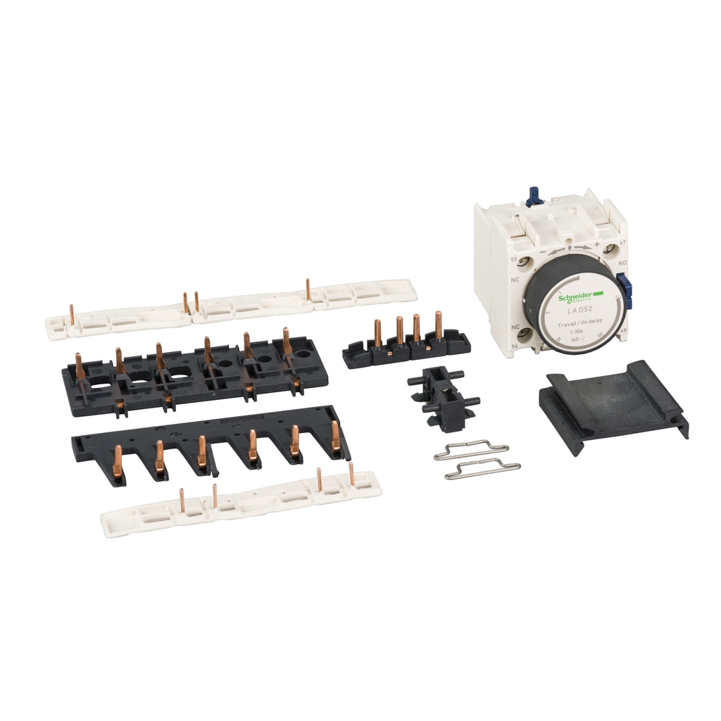 Mayer-DDS-Kit for star delta starter assembling, for 2 x contactors LC1D25-D38 and star LC1D09-D18, with timer block-1