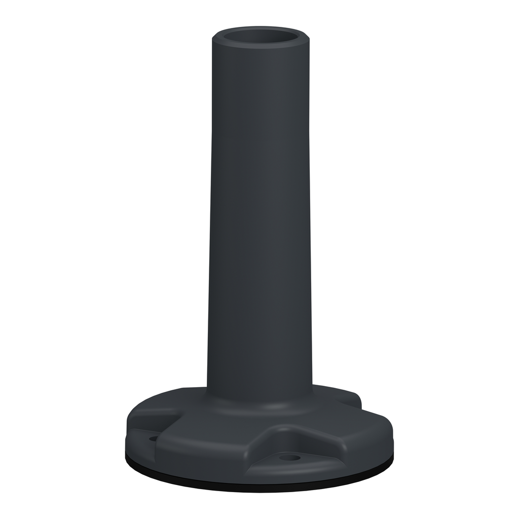 Mayer-DDS-Universal Mounting Accessory, XV4/XV6/XVB7 Modular Tower Light, Plastic Fixing Plate With Pole, Grey-1