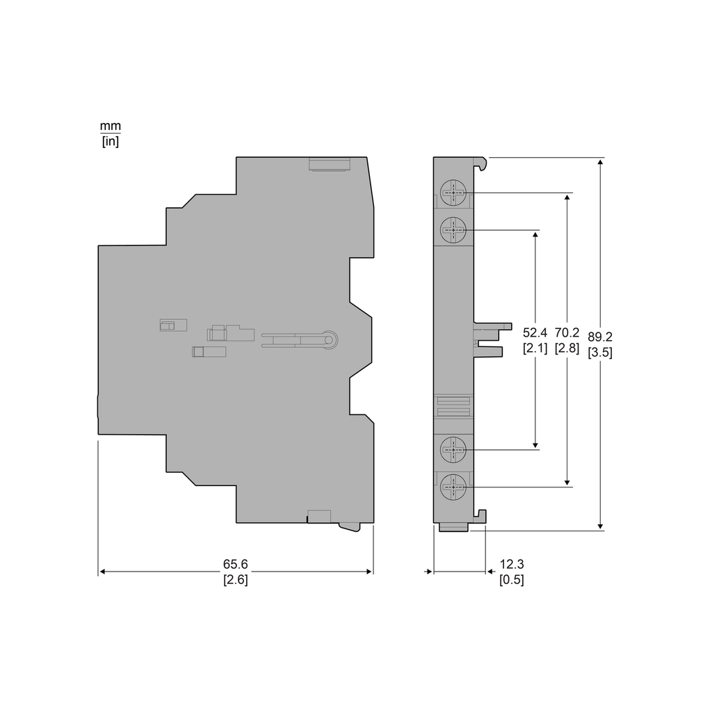 Mayer-DDS-TeSys Deca - auxiliary contact - 1 NC + 1 NC (fault)-2