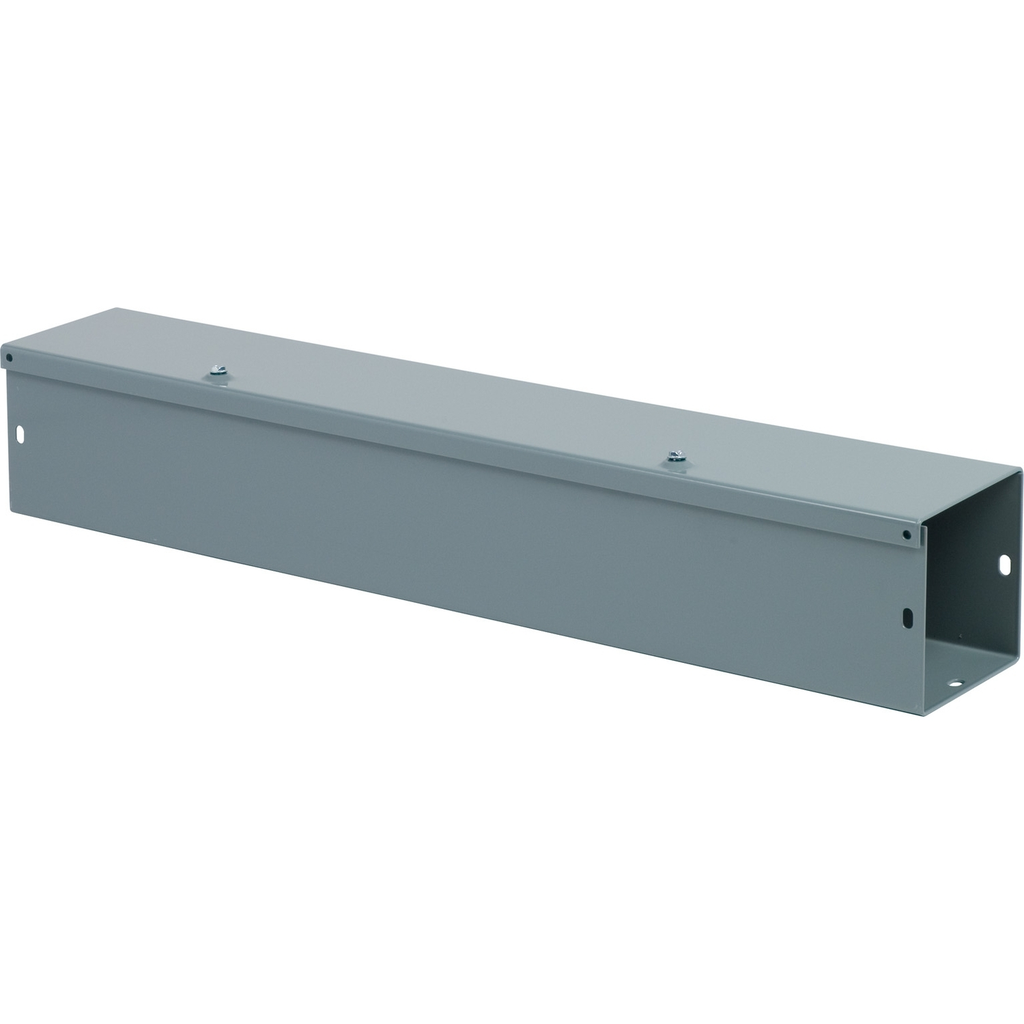 Mayer-DDS-Wireway, Square-Duct, 4 inch by 4 inch, 2 feet long, hinged cover, N1 paint, NEMA 1-1