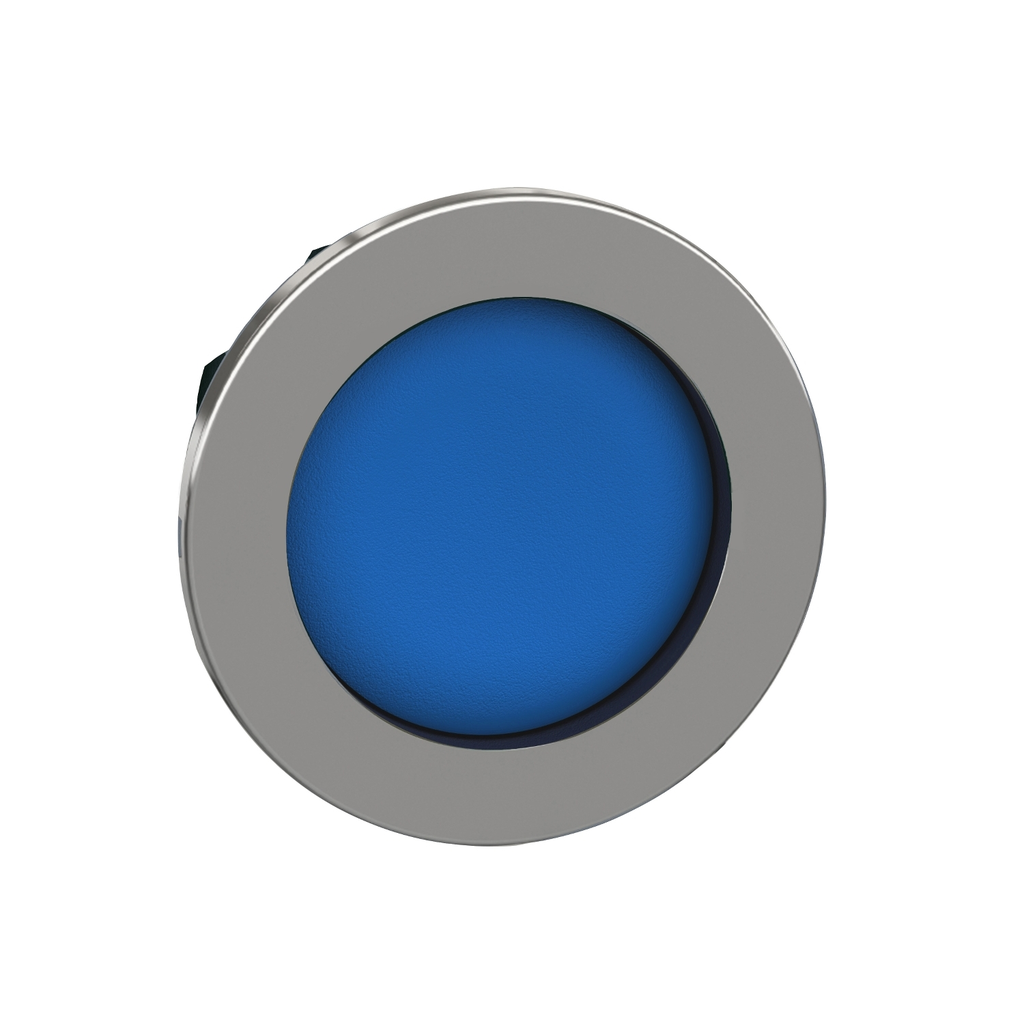 Mayer-DDS-Head for non illuminated push button, Harmony XB4, flush mounted blue pushbutton recessed-1
