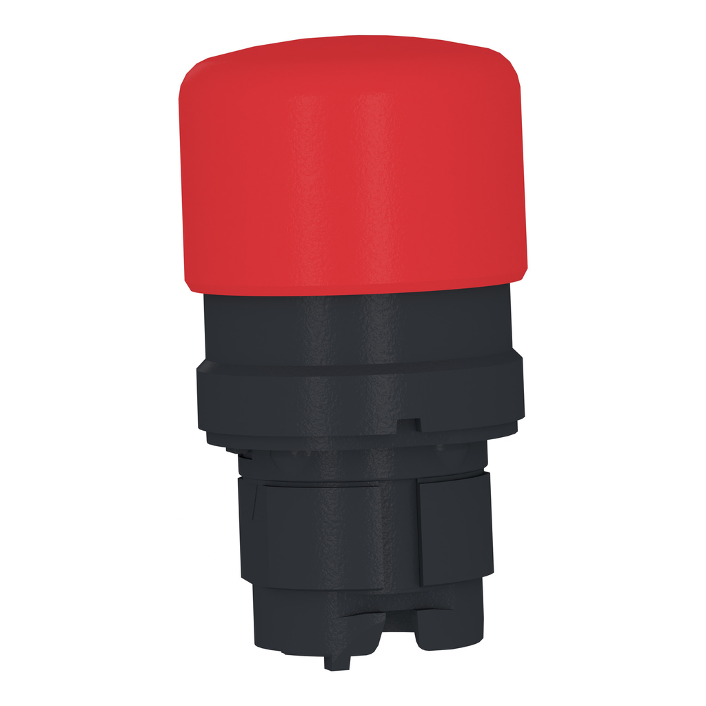 Mayer-DDS-Head for non illuminated push button, Harmony XB5, red mushroom 30mm, 22mm, spring return, unmarked-2