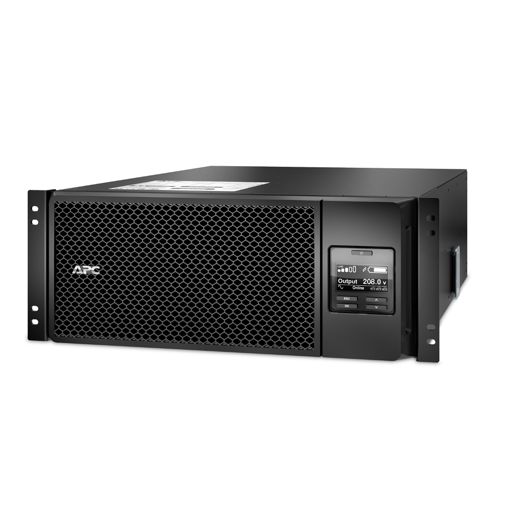 Mayer-DDS-APC Smart-UPS On-Line, 6kVA/6kW, Rackmount 4U, 208V, 2x L6-20R+3x L6-30R NEMA outlets, Network Card+SmartSlot, Extended runtime, W/ rail kit-1