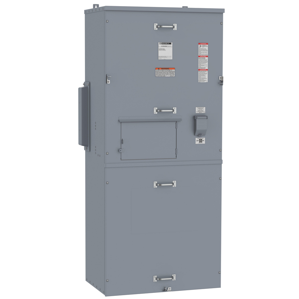 Mayer-DDS-Main circuit breaker unit, EZ Meter-Pak, 2000A, 120/240VAC, 1ph/3W, 1200A bus, 65kA, OH/UG, Type 3R, ERMS-1