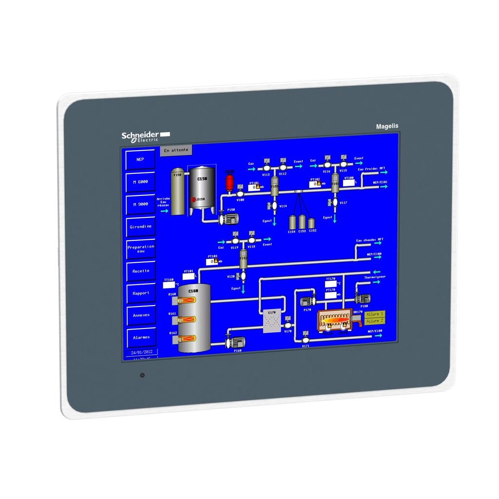Mayer-DDS-advanced touchscreen panel, Harmony GTO, stainless, 800 x 600pixels SVGA, 12.1inch TFT, 96MB-3