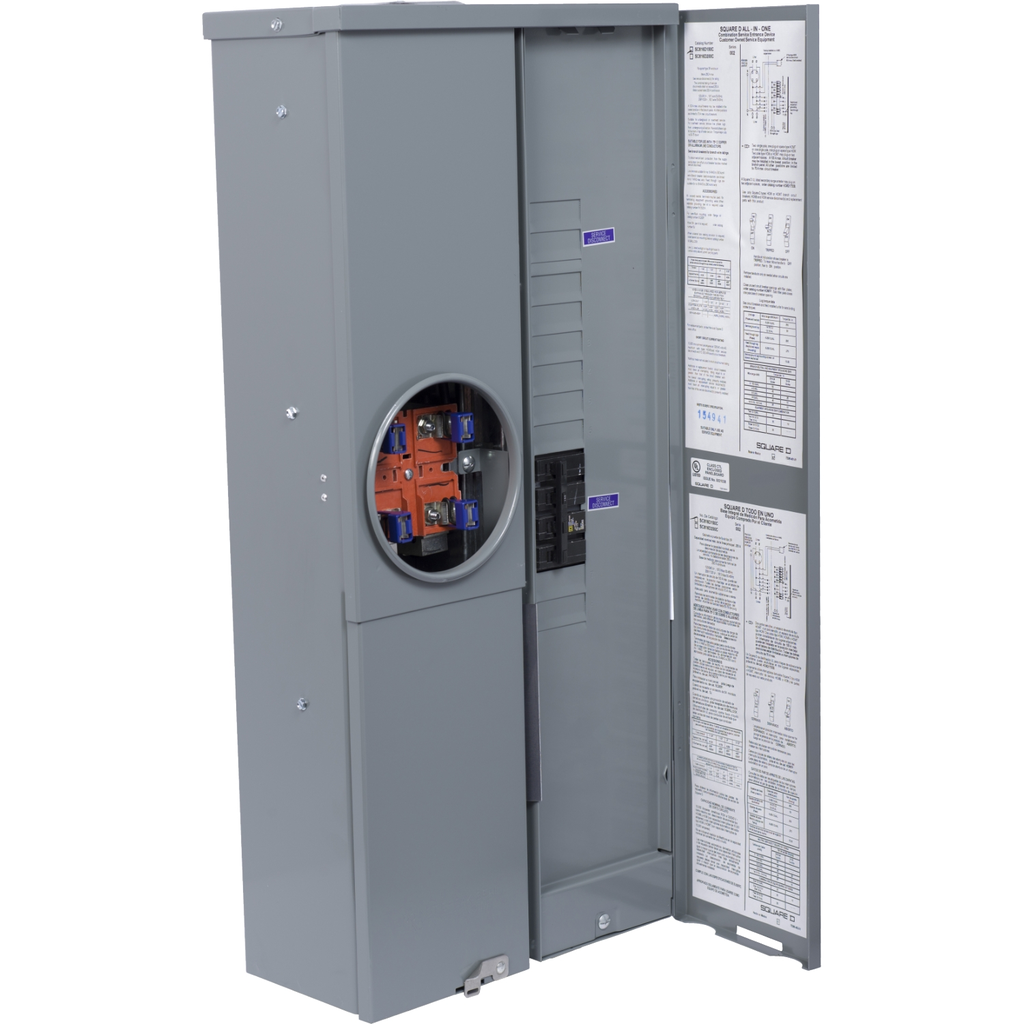 Mayer-DDS-Meter mains, Homeline, CSED, ringed socket, 150A, surface mount, maximum 8 spaces, 16 circuits, no bypass-2