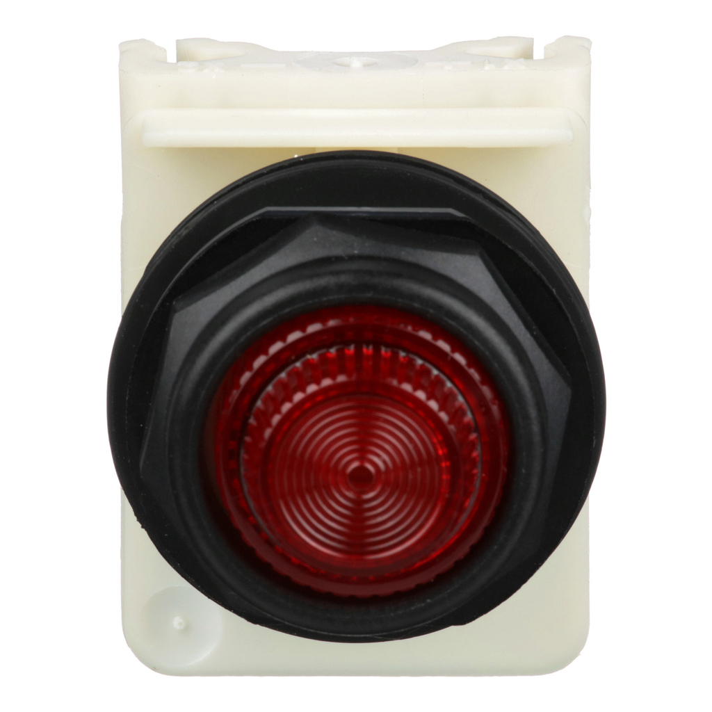 Mayer-DDS-30mm Push Button, Type SK, pilot light, transformer, 120 VAC, red fresnel cap-2