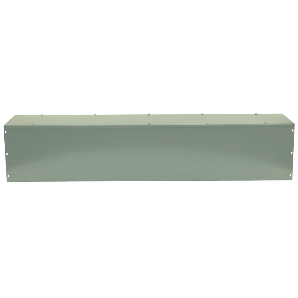 Mayer-DDS-Wireway, Square-Duct, 12 inch by 12 inch, 5 feet long, hinged cover, N1 paint, NEMA 1-2