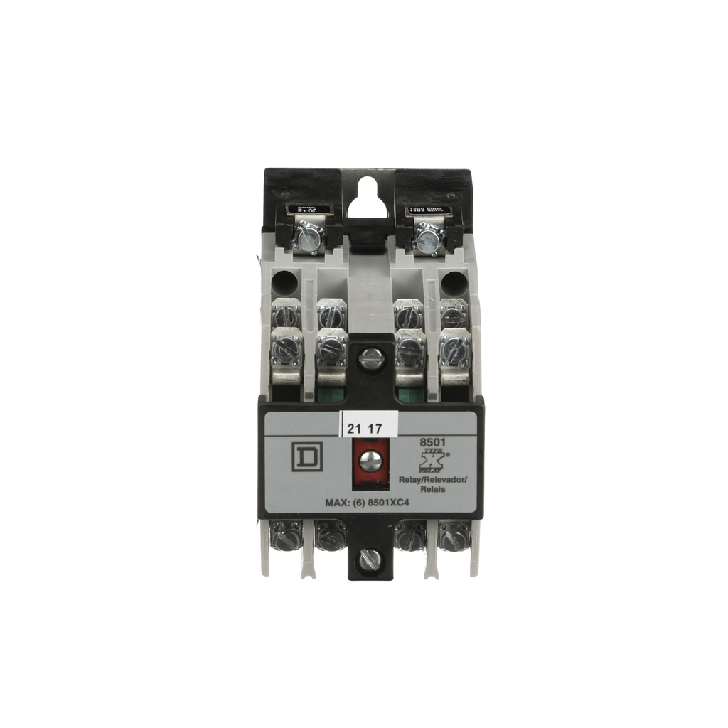 Mayer-DDS-NEMA Control Relay, Type X, master, 10A resistive at 600VAC, 6 normally open contacts, 110/120VAC 50/60Hz coil-2