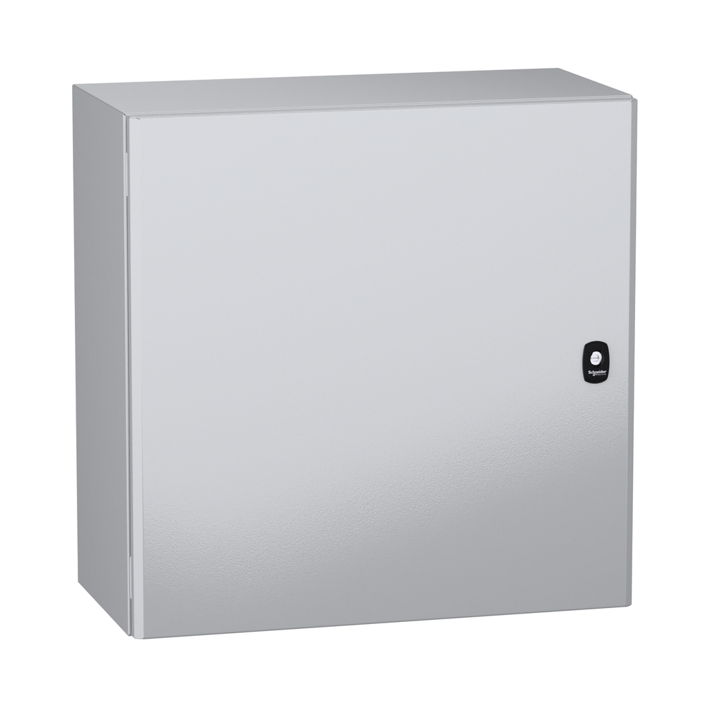 Mayer-DDS-Wall mounted steel enclosure, PanelSeT S3DC, plain door, without plain chasis, 600x600x300mm, IP66, IK10-1