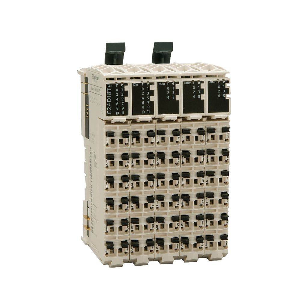 Mayer-DDS-compact I/O expansion block, Modicon TM5, 42 IO, 24 DI, 18 DO, transistor-1