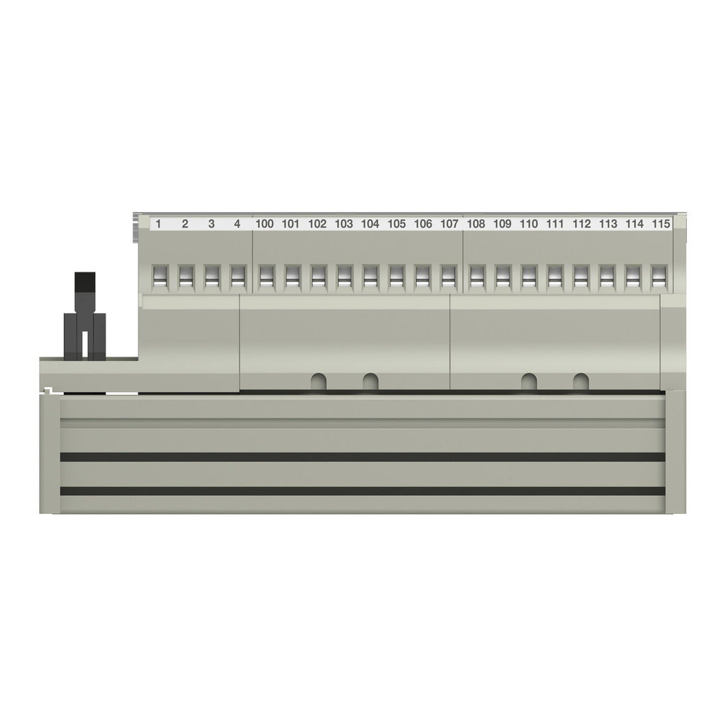 Mayer-DDS-passive connection sub-base ABE7 - 16 inputs or outputs - Led-2