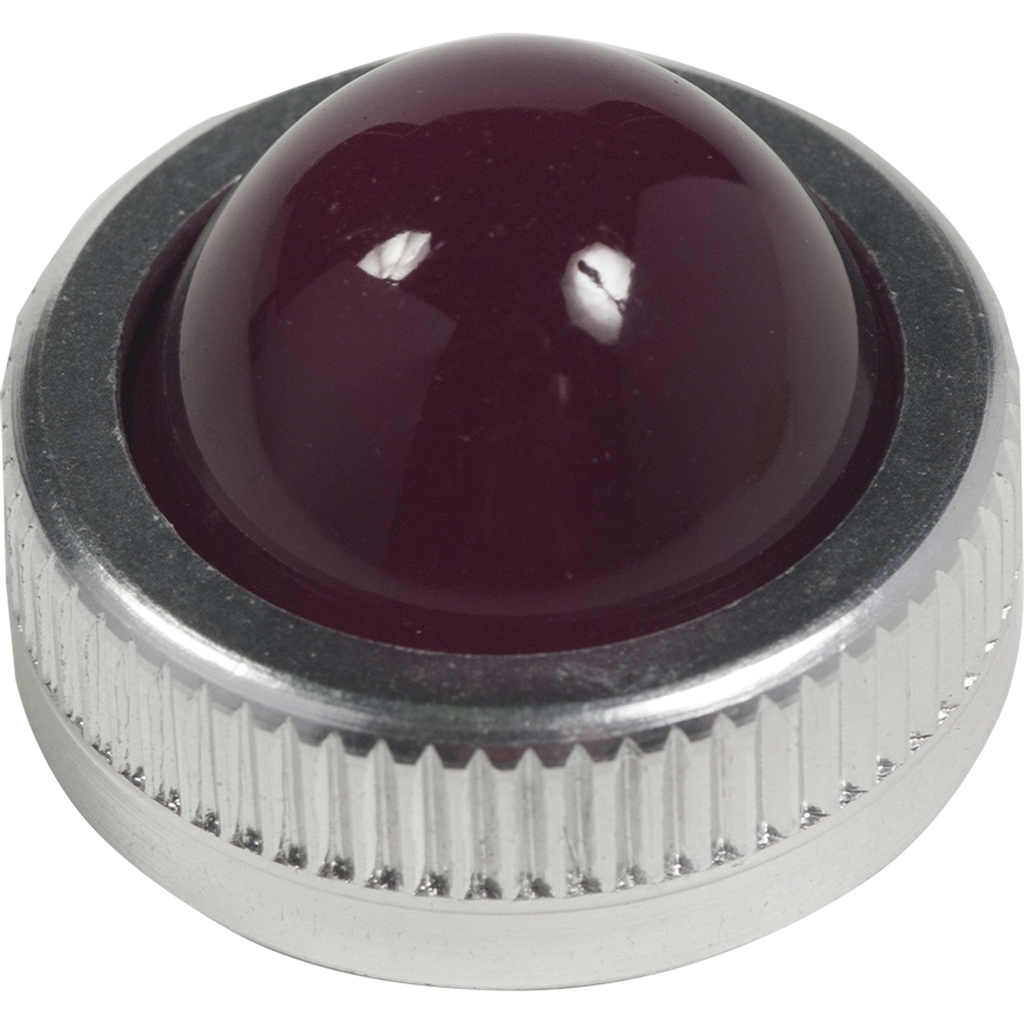 Mayer-DDS-Lens, Harmony 9001K, glass, domed, red, plain lens, 30mm, for pilot light-1
